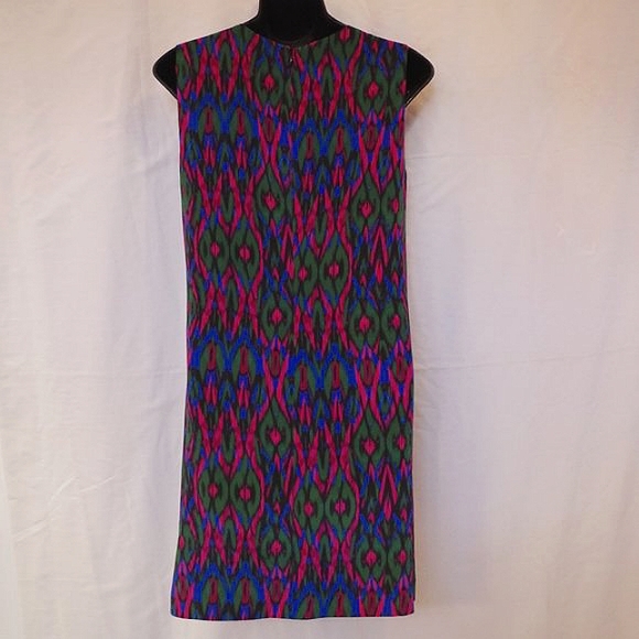 M Missoni Silk Sleeveless Crew Neck Shift Dress- Sz. 40/Sm - Picture 2 of 4